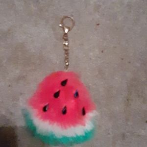 A watermelon keychain